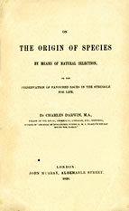On the Origin of the Species Title Page